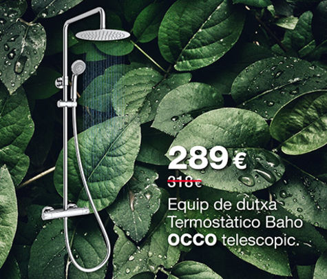 Equip de dutxa termostàtic Baho OCCO